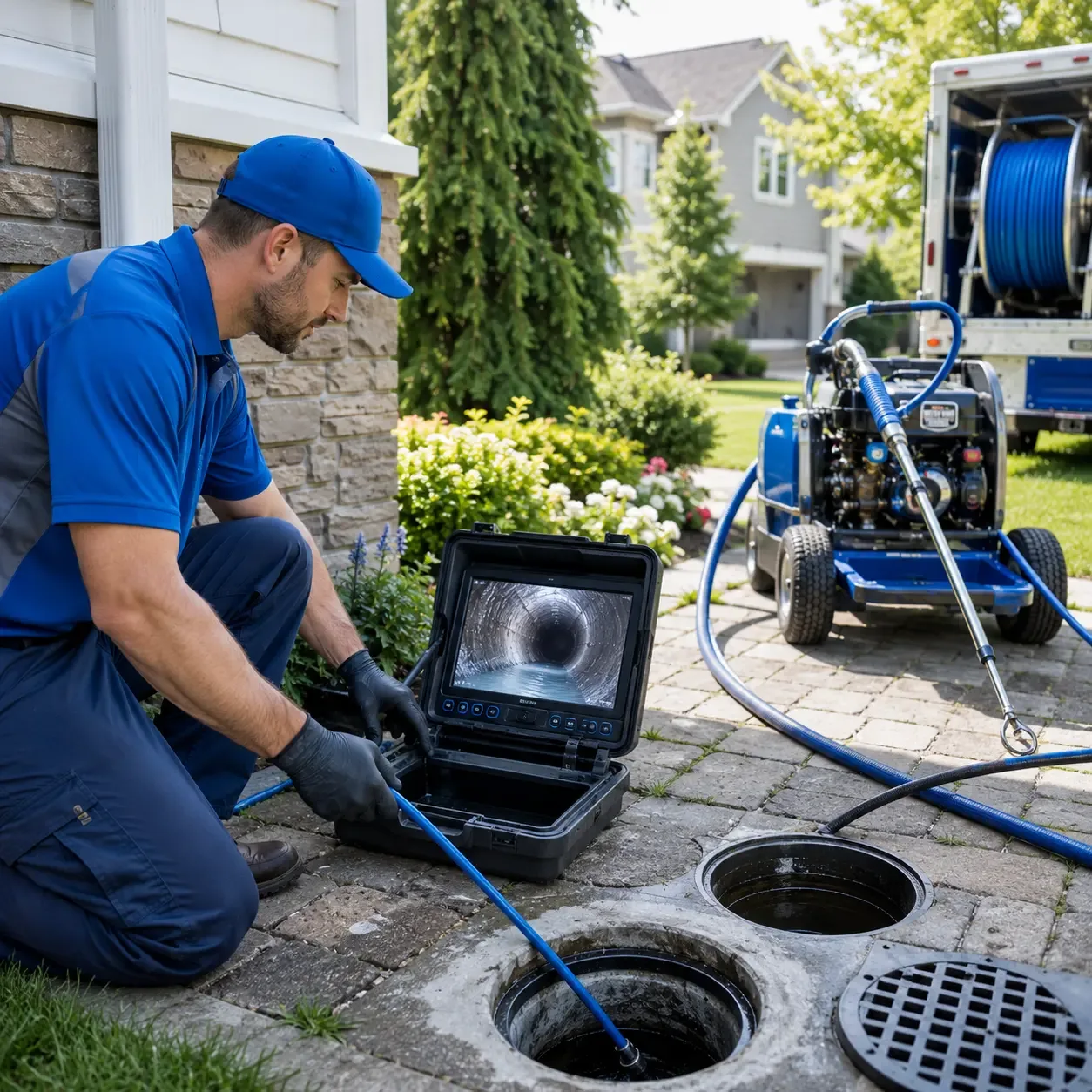 Outdoor drain cleaning professionals serving Hinsdale, MA
