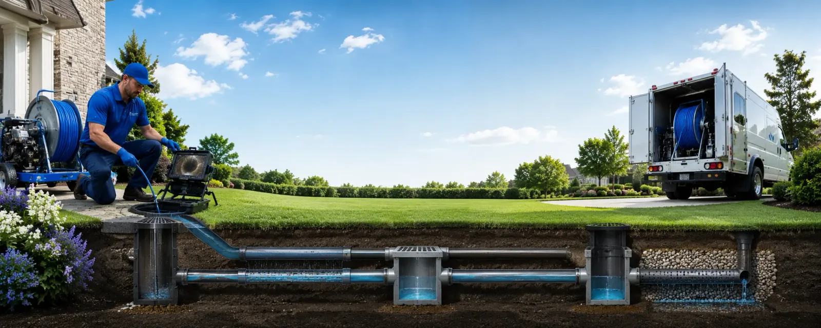 Outdoor drain cleaning information for Hinsdale, MA
